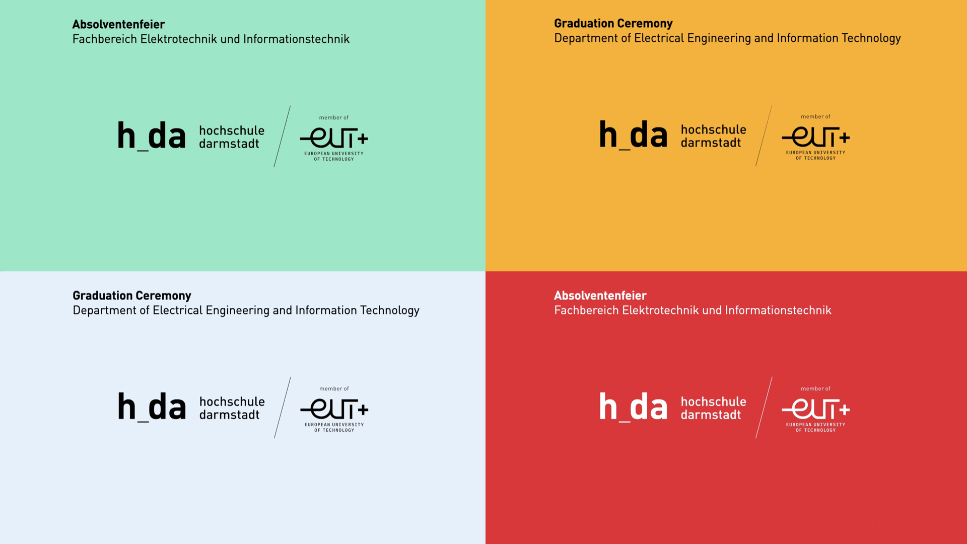 Absolventenfeier / Graduation – h_da EIT